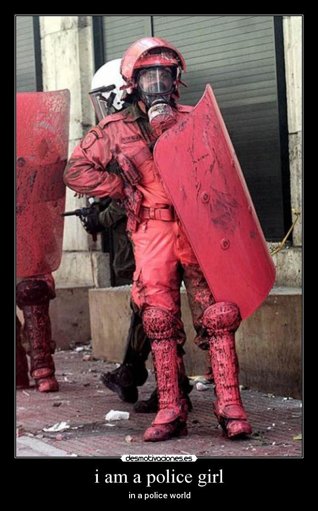 i am a police girl - in a police world