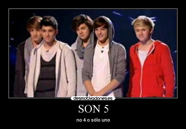 SON 5 - no 4 o sólo uno