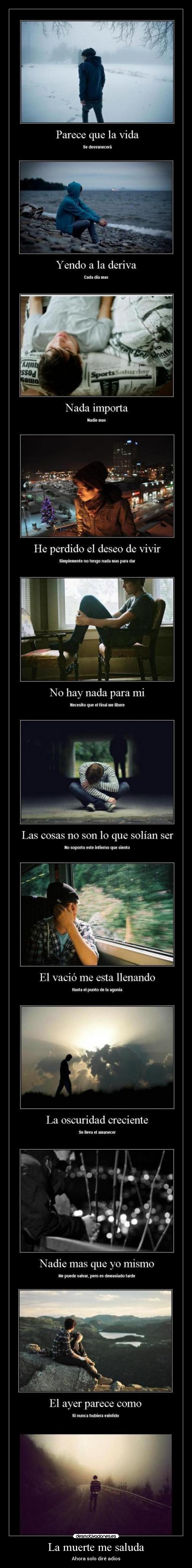 La muerte me saluda -