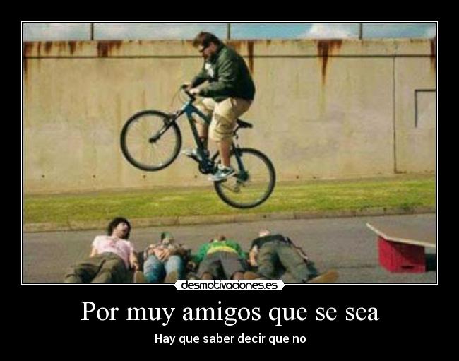 carteles amigos amigos amistad fail bici caida desmotivaciones