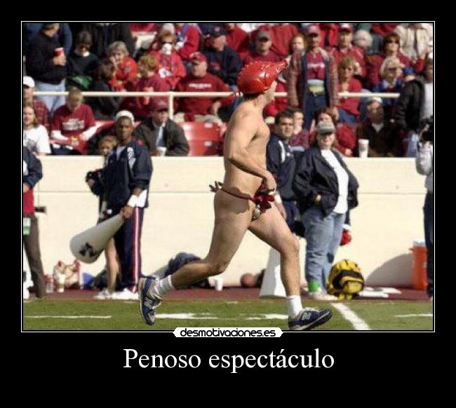 Penoso espectáculo -