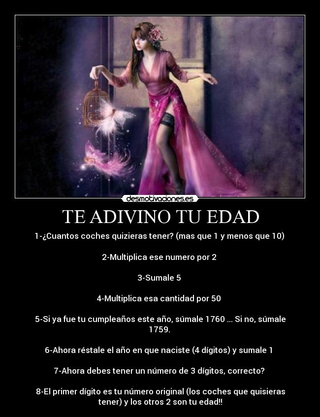 TE ADIVINO TU EDAD -