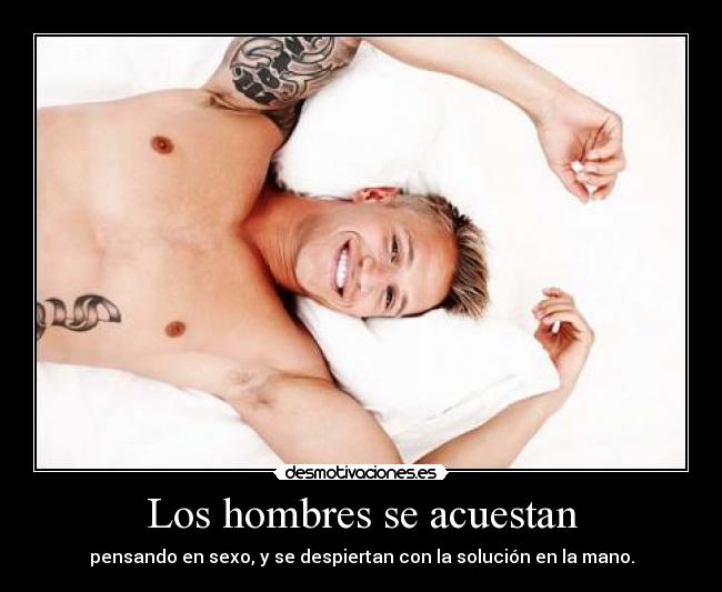 Los hombres se acuestan -