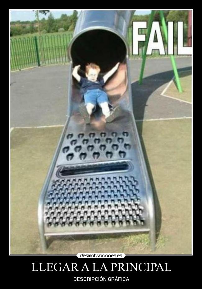 LLEGAR A LA PRINCIPAL - DESCRIPCIÓN GRÁFICA