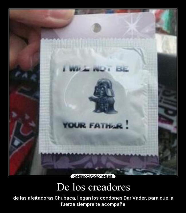 carteles star wars fuerrzas oscuro condon desmotivaciones