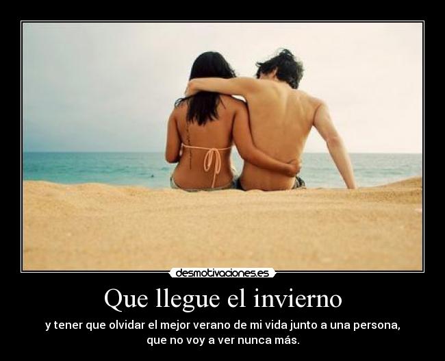 Que llegue el invierno -