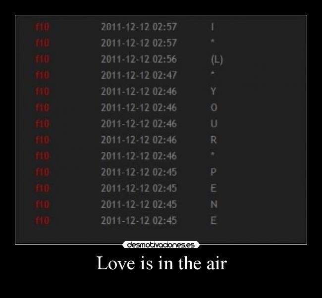 Love is in the air - 