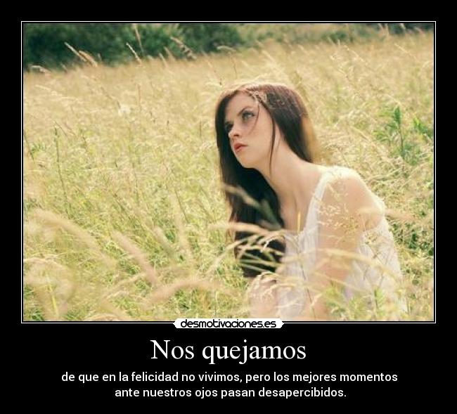 Nos quejamos - 