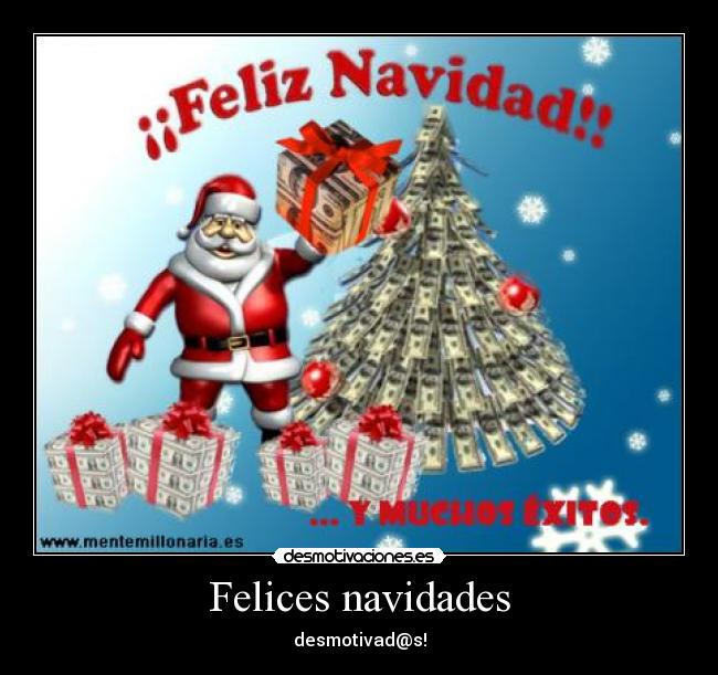 Felices navidades -