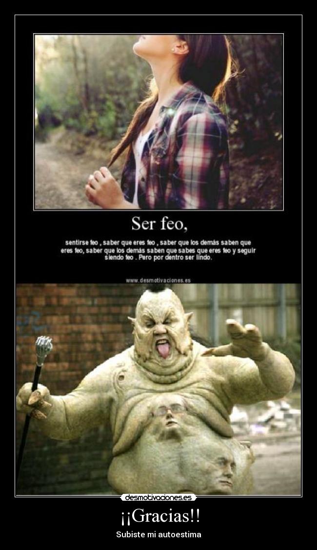 ¡¡Gracias!! - Subiste mi autoestima