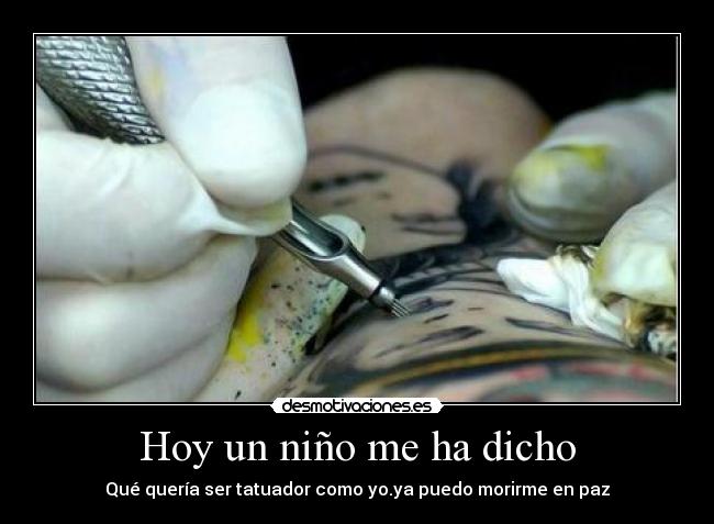 Hoy un niño me ha dicho -