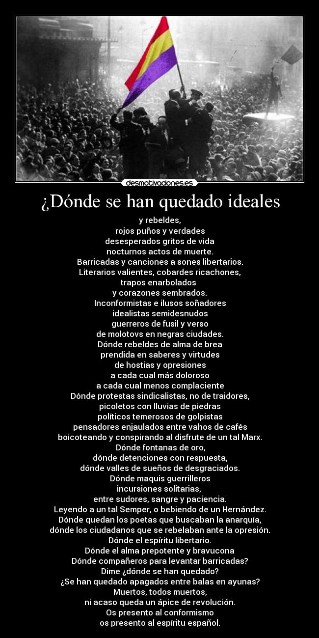 ¿Dónde se han quedado ideales - 