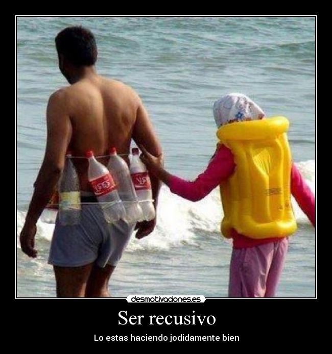 carteles recursivo jodidamente desmotivaciones