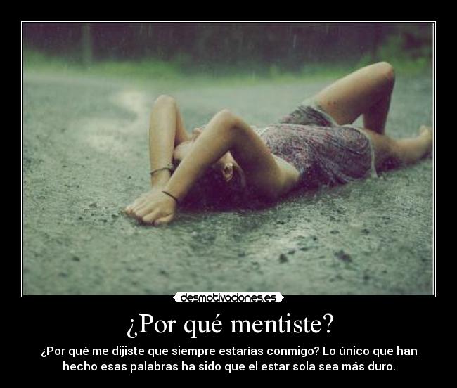 ¿Por qué mentiste? - 