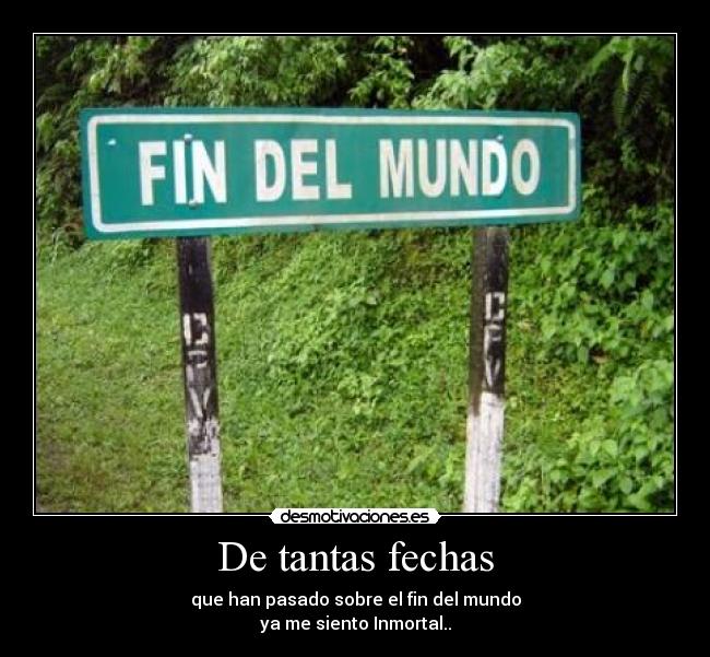 De tantas fechas - 