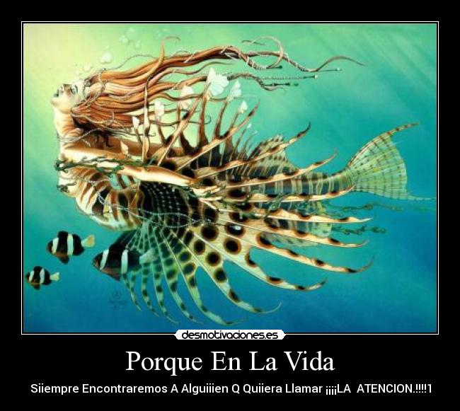 Porque En La Vida - Siiempre Encontraremos A Alguiiien Q Quiiera Llamar ¡¡¡¡LA  ATENCION.!!!!1