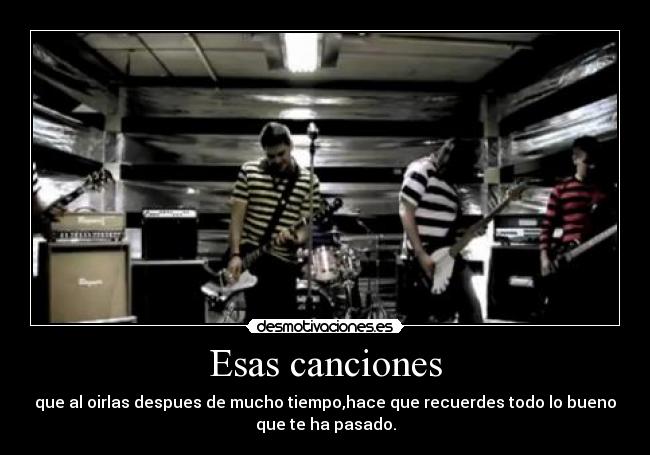 Esas canciones -