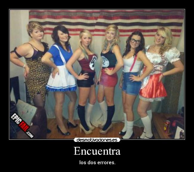 Encuentra - los dos errores.