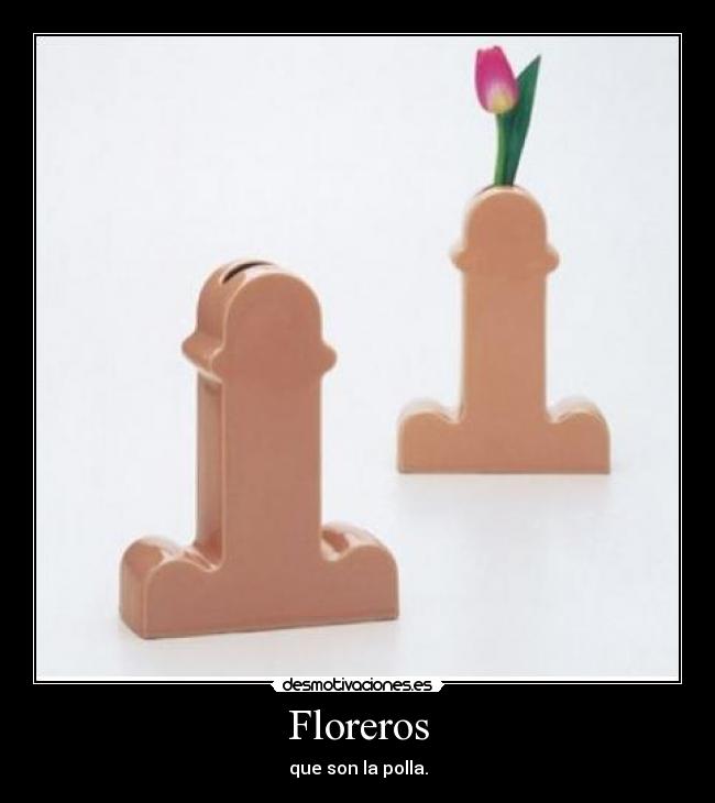 Floreros - que son la polla.