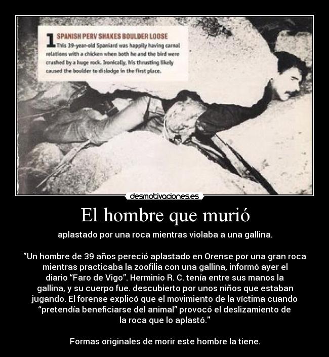 El hombre que murió - 