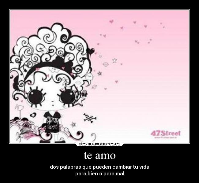 te amo -