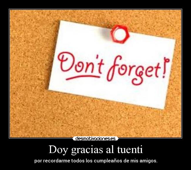 Doy gracias al tuenti - 