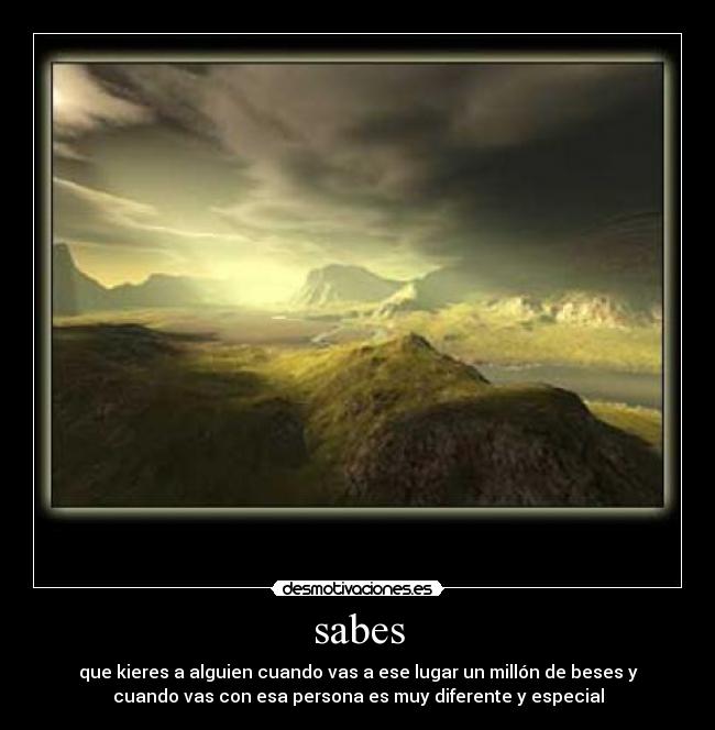 sabes -