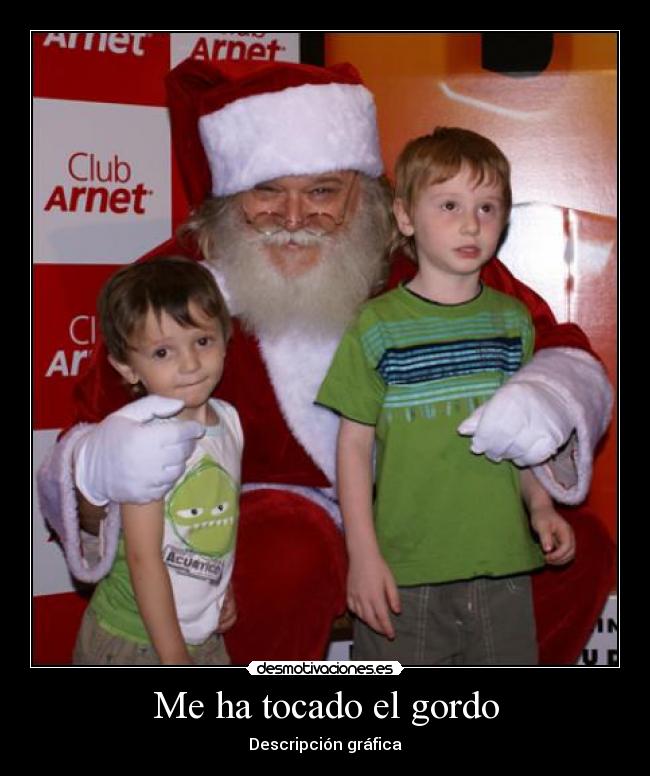 Me ha tocado el gordo - Descripción gráfica