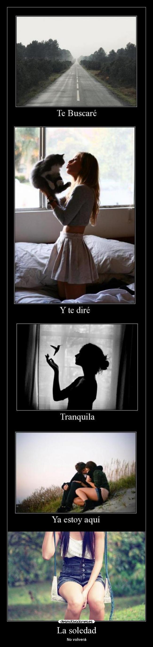 La soledad - No volverá
