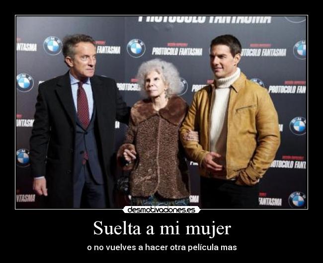 carteles mujer tom duquesa desmotivaciones