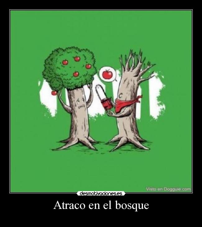 Atraco en el bosque -