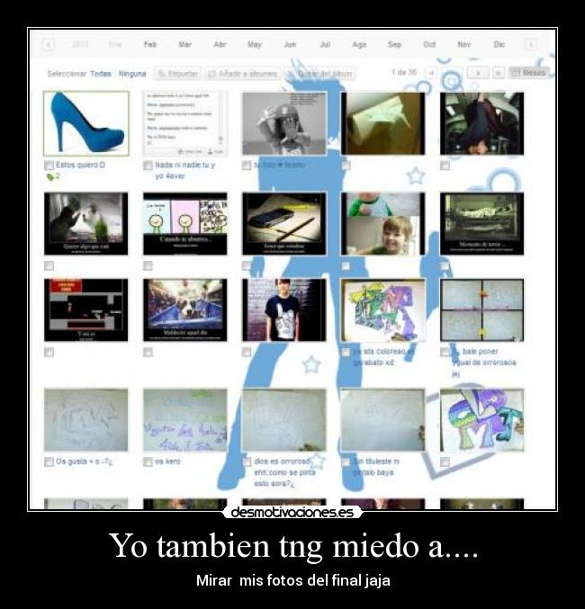 carteles miedo miedo mirar fotos del final desmotivaciones