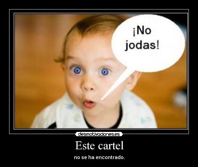 Este cartel - no se ha encontrado.