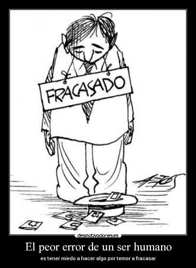 carteles fracasado desmotivaciones