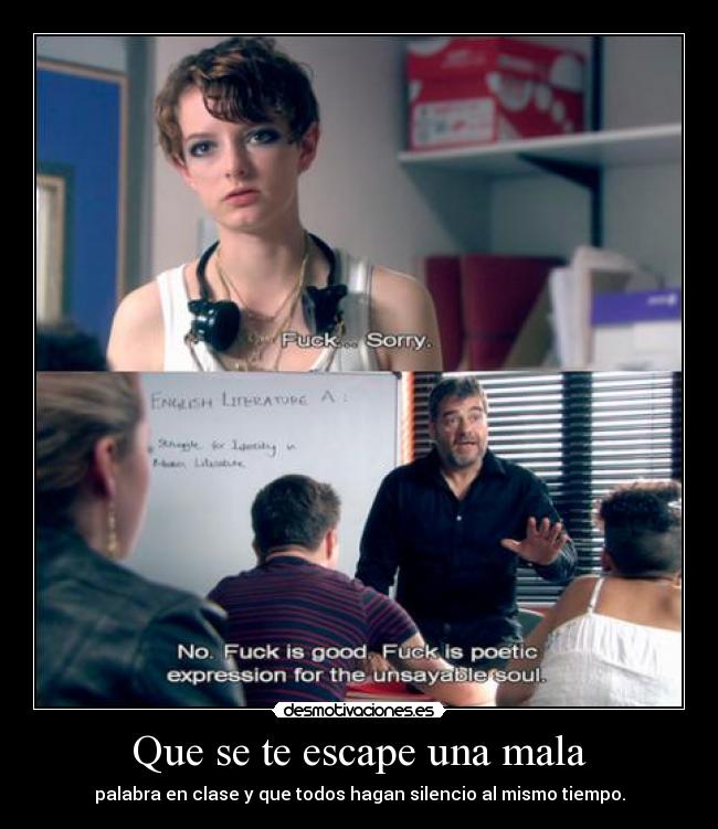 carteles malas palabras skins franky mierda expresion poetica del alma intangible desmotivaciones