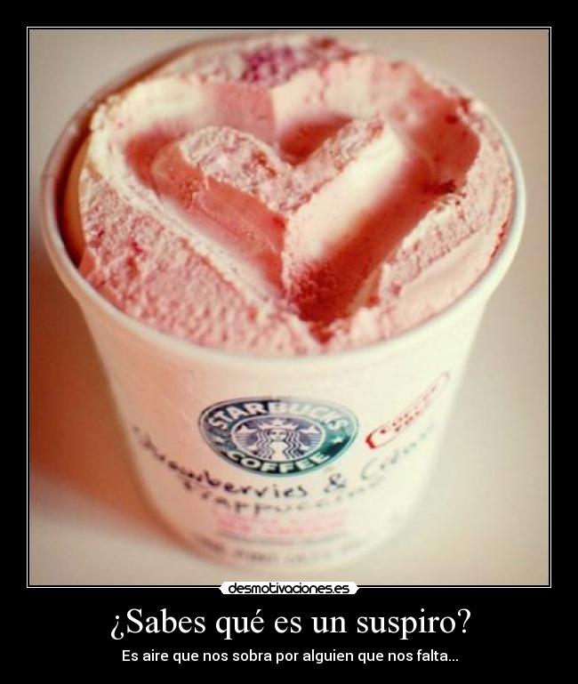 ¿Sabes qué es un suspiro? -