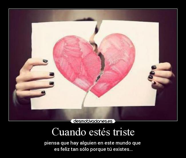 Cuando estés triste -
