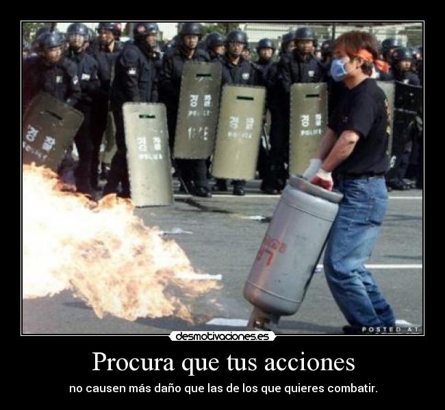 Procura que tus acciones - 