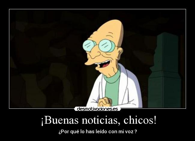 carteles profesor farnsworth desmotivaciones