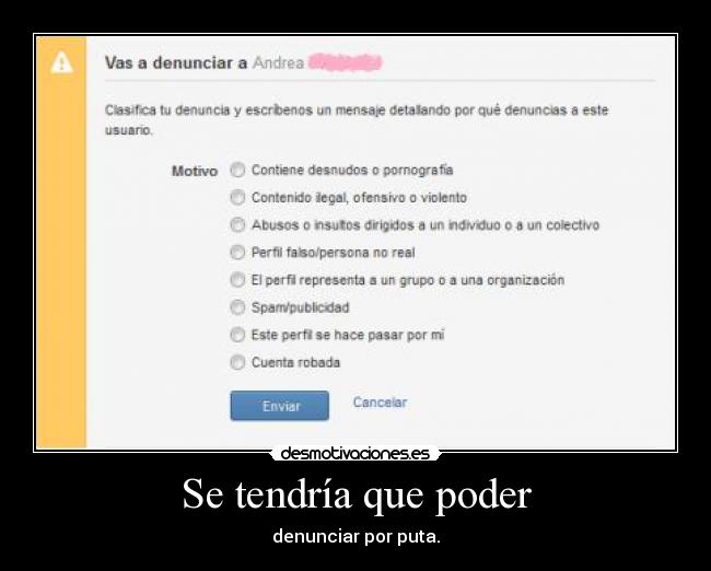 Se tendría que poder -