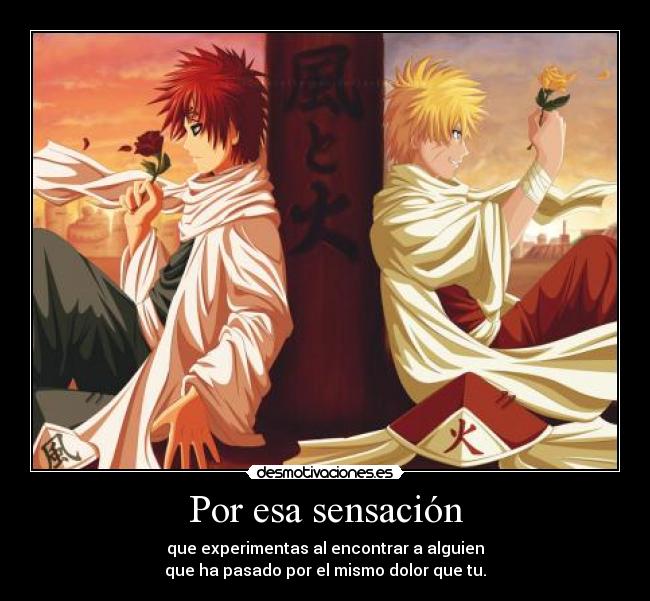 Por esa sensación -