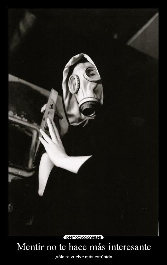 Mentir no te hace más interesante -