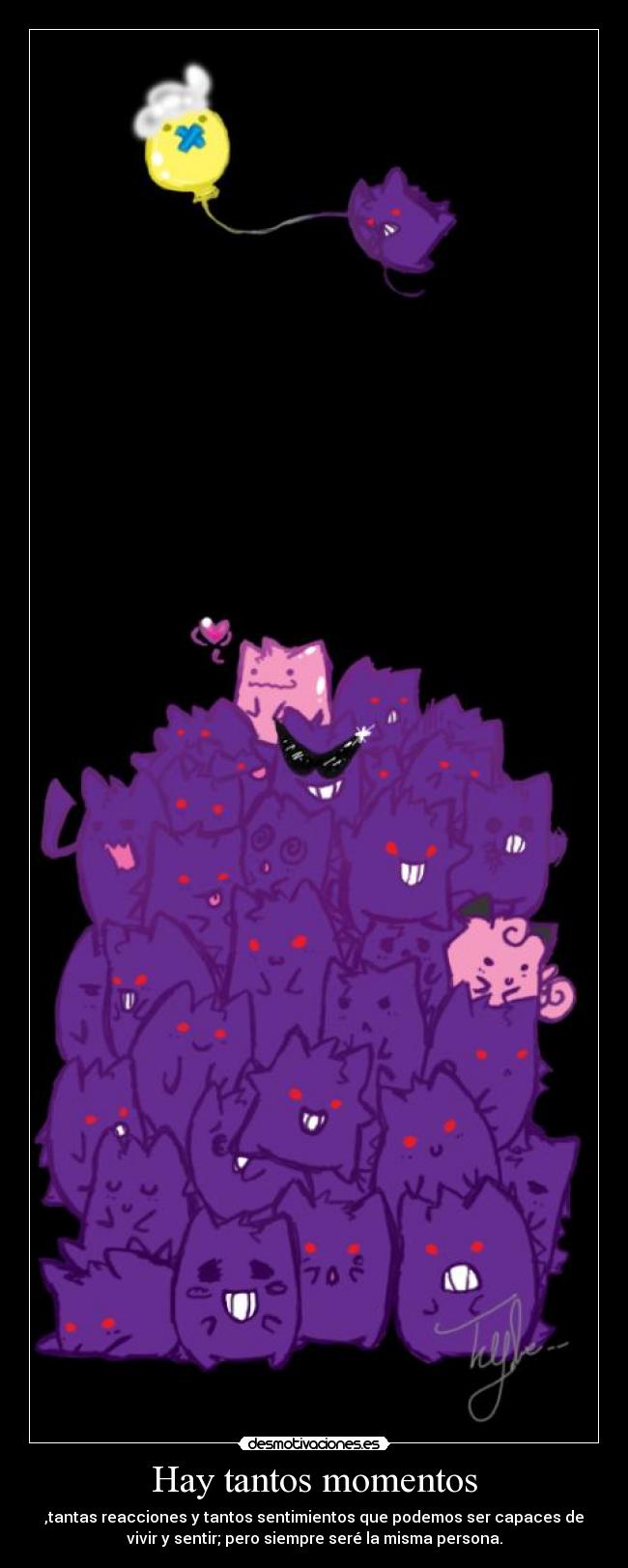 carteles ferdo gengar tengo muchos gengar problem desmotivaciones