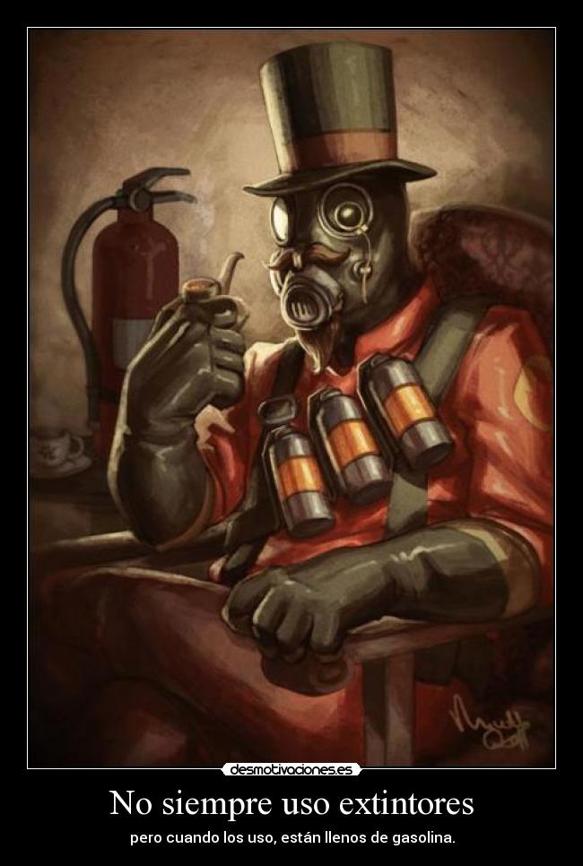 No siempre uso extintores -