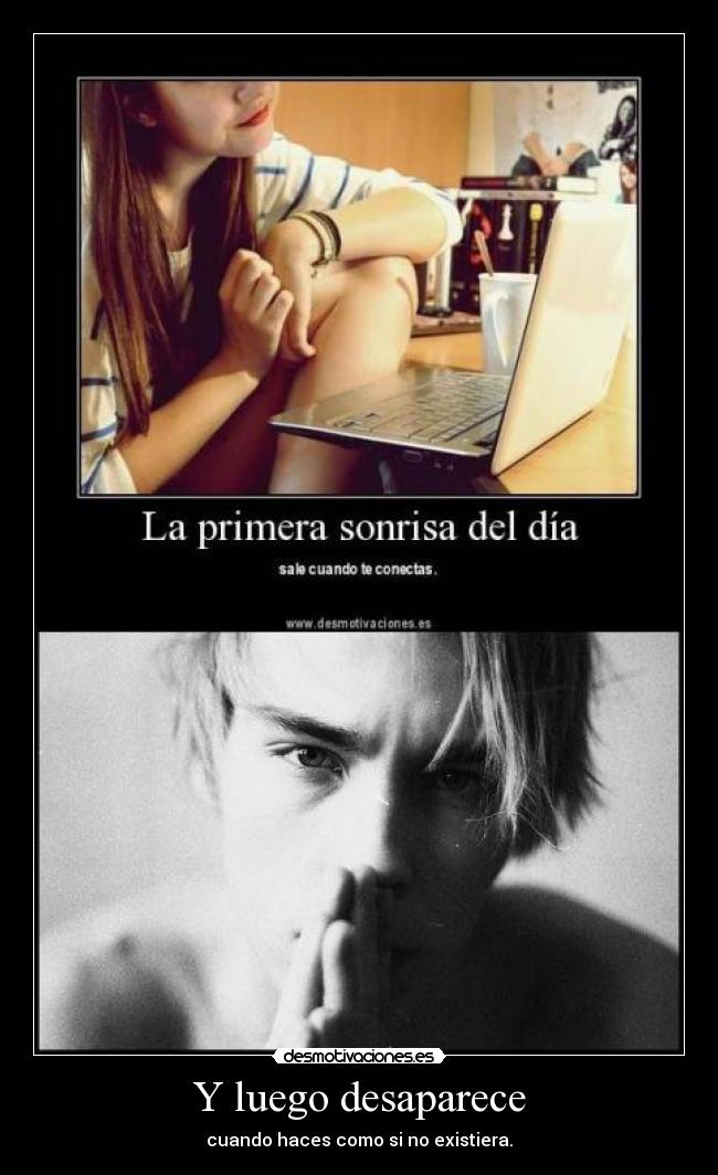 carteles luego desaparece cuando haces como existiera desmotivaciones