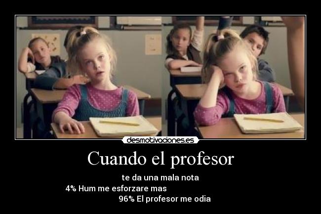 Cuando el profesor - 