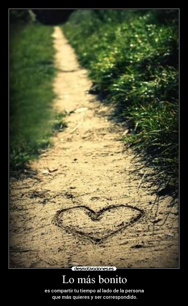 Lo más bonito -