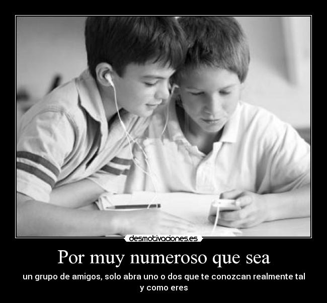 Por muy numeroso que sea -