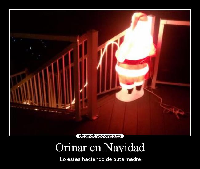 Orinar en Navidad - 