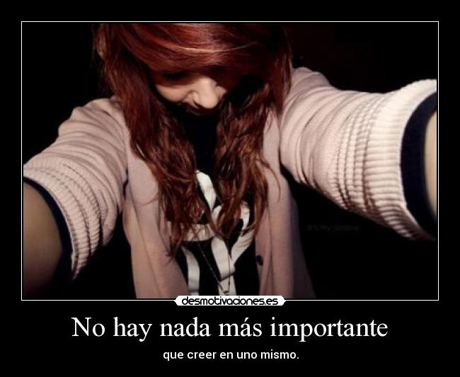 No hay nada más importante -